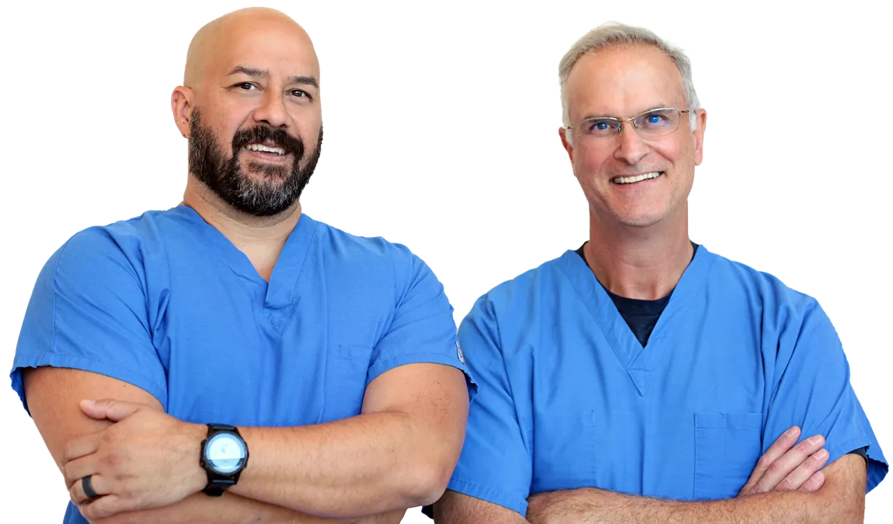 Dr. Brian Yee and Dr. Andrew Thymius